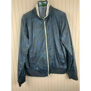 Tommy Hilfiger Size M Mens Reversible Windbreaker Jacket Blue Full Zip
